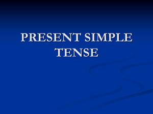 Simple Present Tense (Geniş Zaman)